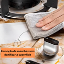 Kit 10 EcoLimp - Pano De Fio De Prata Aço Lavar Louça