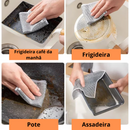 Kit 10 EcoLimp - Pano De Fio De Prata Aço Lavar Louça